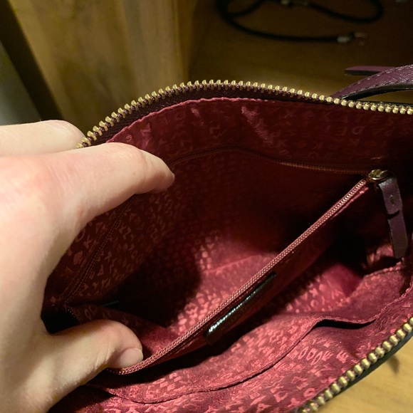 LIKE NEW Kate Spade across Body Bag Plum - Picture 7 of 8